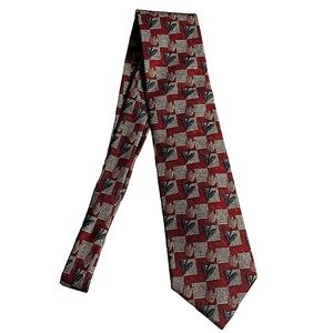 𝅺ERMENEGILDO Zegna Silk Tulip Tie Made in Italy